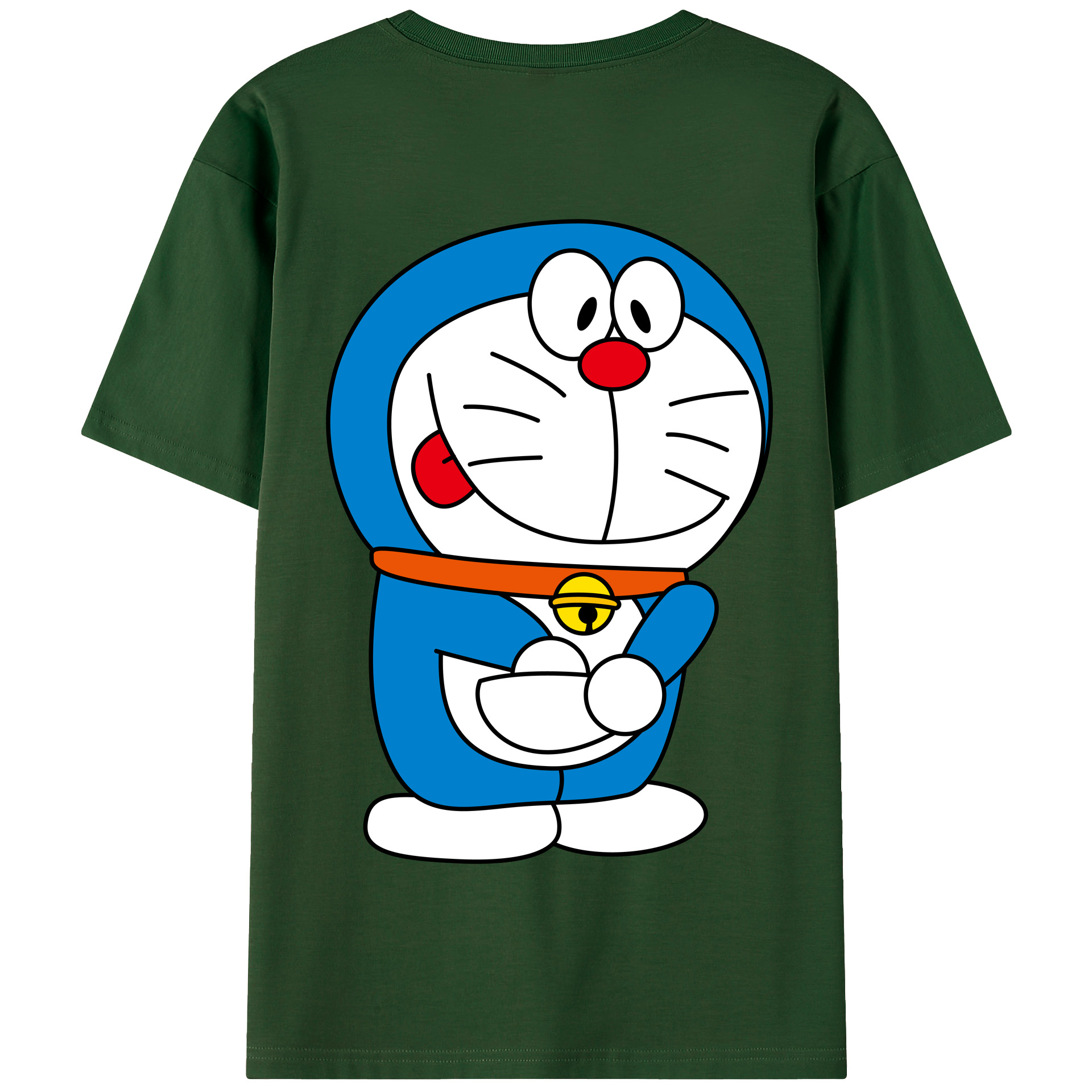 （画像用） ドラえもん Doraemon 綿100％半袖Tシャツ（背面プリント）